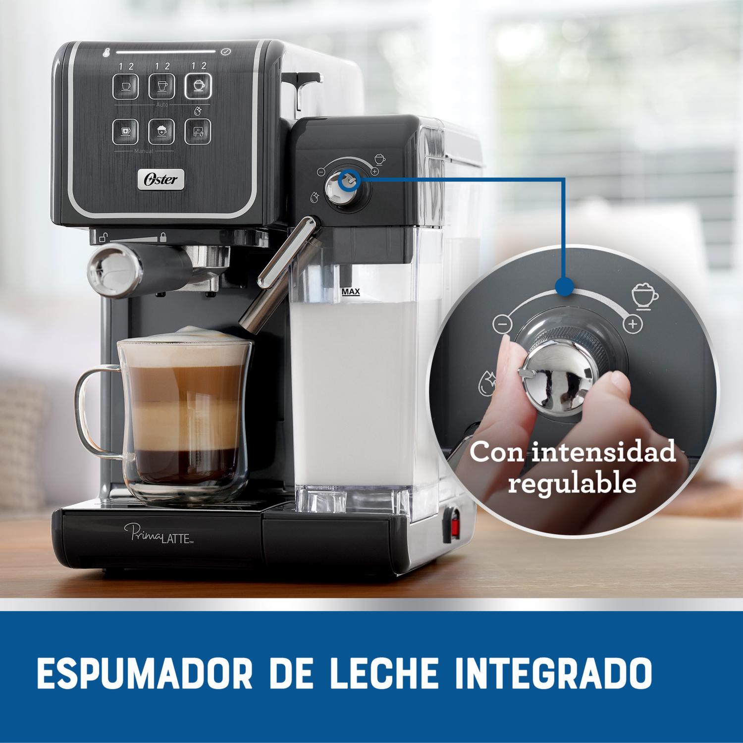 Cafetera Eléctrica Prima Latte Touch BVSTEM6801M-013 OSTER 10 Tazas