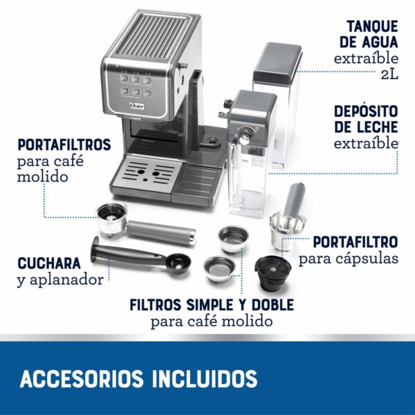Cafetera Eléctrica Prima Latte Touch BVSTEM6801M-013 OSTER 10 Tazas - Imagen 11