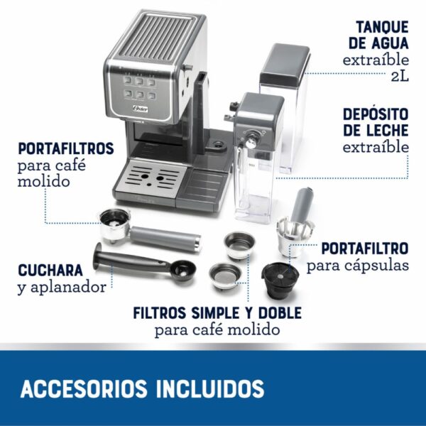Cafetera Eléctrica Prima Latte Touch BVSTEM6801M-013 OSTER 10 Tazas - Imagen 9