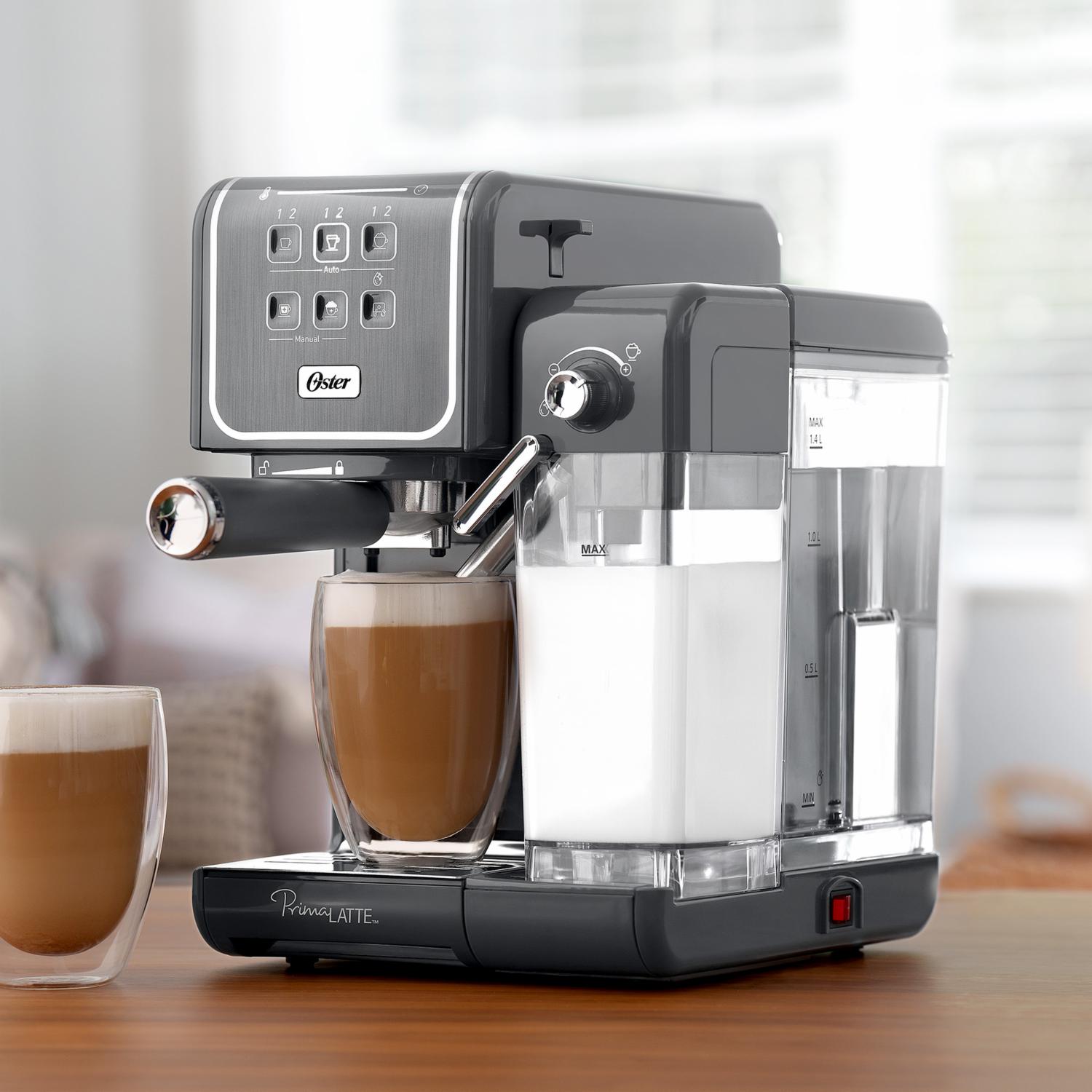 Cafetera Eléctrica Prima Latte Touch BVSTEM6801M-013 OSTER 10 Tazas