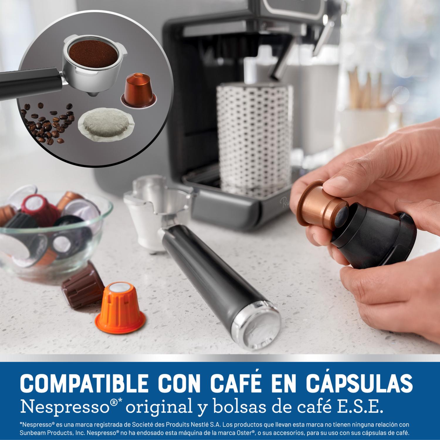 Cafetera Eléctrica Prima Latte Touch BVSTEM6801M-013 OSTER 10 Tazas