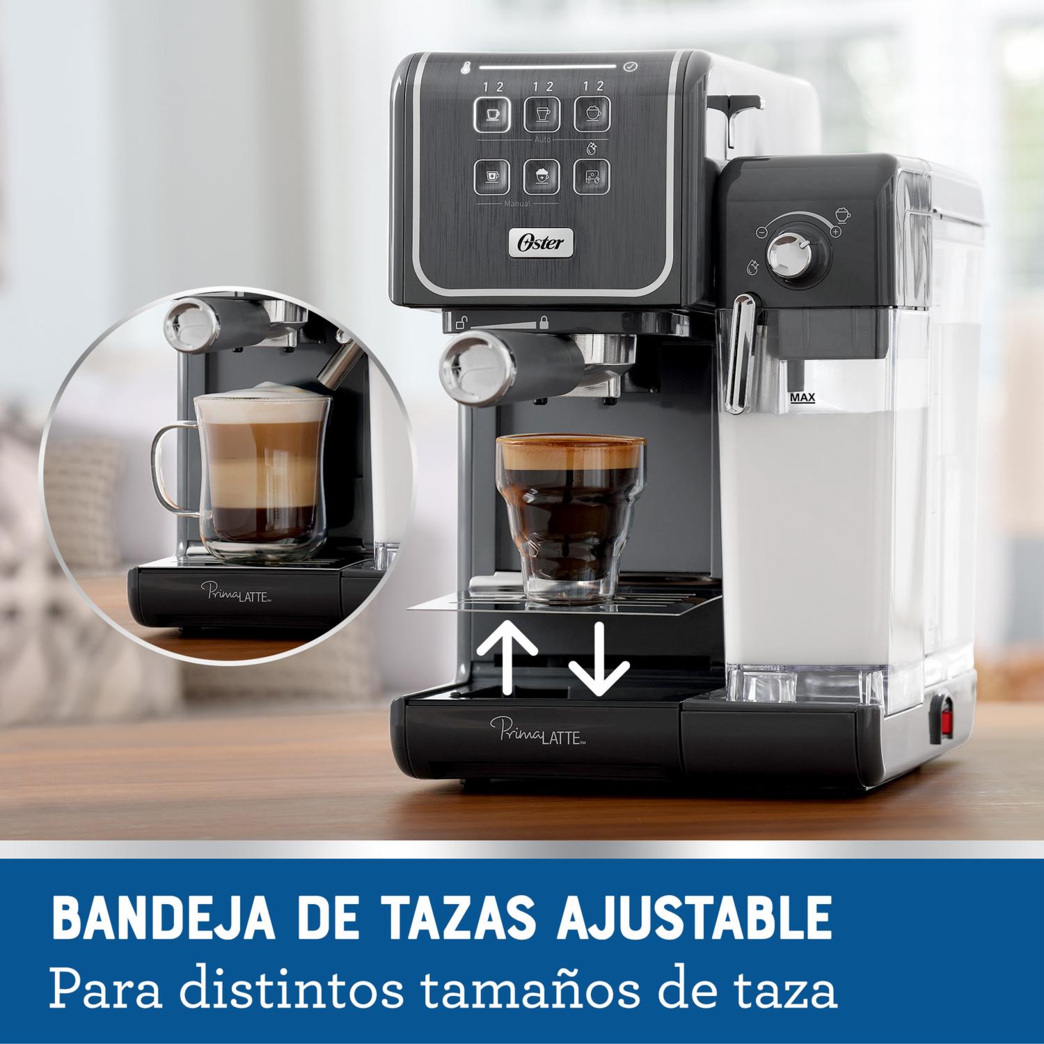 Cafetera Eléctrica Prima Latte Touch BVSTEM6801M-013 OSTER 10 Tazas
