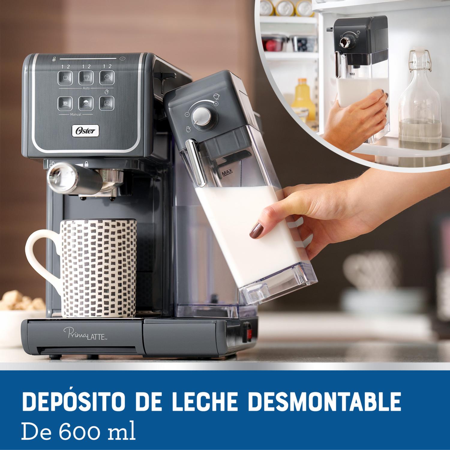 Cafetera Eléctrica Prima Latte Touch BVSTEM6801M-013 OSTER 10 Tazas