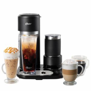 Cafetera Eléctrica Latte 4 En 1 BVSTDC02B-013 OSTER 2 Tazas