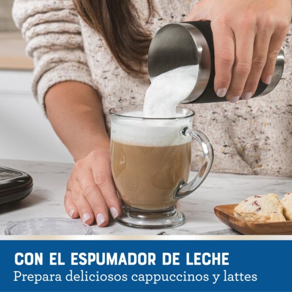 Cafetera Eléctrica Latte 4 En 1 BVSTDC02B-013 OSTER 2 Tazas - Imagen 7