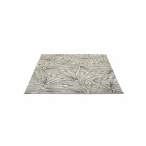 Alfombra Diseño Líneo Ramas Negro Con Beige THREE CARPENTS 160 x 230 Cm