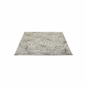 Alfombra Diseño Líneo Ramas Negro Con Beige THREE CARPENTS 160 x 230 Cm