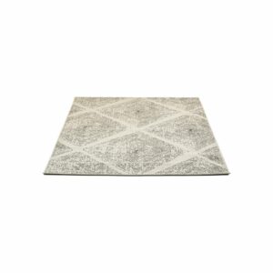 Alfombra Diseño Líneo De Rombos Gris THREE CARPENTS 160 x 230 Cm
