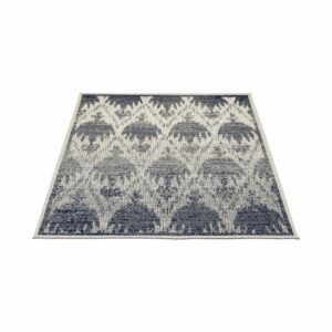Alfombra Diseño Líneo Arabescos Azul THREE CARPENTS 120 x 170 Cm
