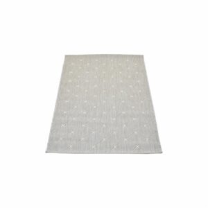 Alfombra Diseño Líneo De Rombos Taupé Con Beige THREE CARPENTS 80 x 150 Cm