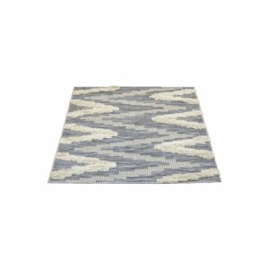 Alfombra Motivo Navajo Relieve Zigzag THREE CARPENTS 120 x 170 Cm