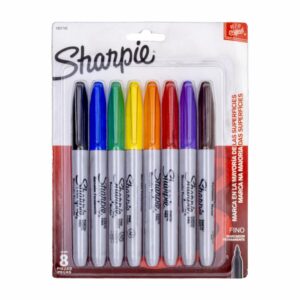 Marcador Punta Fina SHARPIE X8 Uds