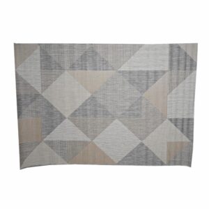 Alfombra Rombos Beige Con Grises BALTA 230 X 160 Cm