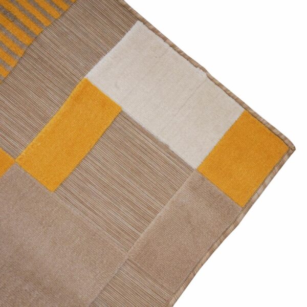 Alfombra Cuadros Café Con Amarillo BALTA 150 X 80 Cm - Imagen 2