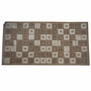 Alfombra Textura Figura Cuadros BALTA 150 X 80 Cm