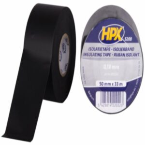 Cinta Aislante PVC Color Negro HPX 50MM X 33M