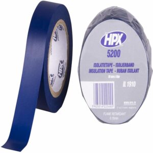 Cinta Aislante De Pvc Color Azul HPX 19MM X 10M