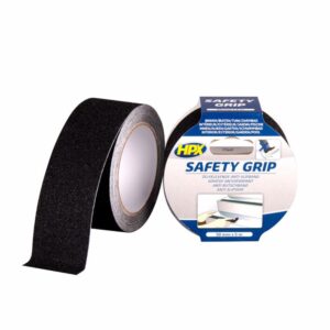 Cinta Antideslizante Color Negro HPX 25MM X 5M