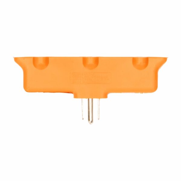 Adaptador De Corriente Triple Color Naranja KYWI Unidad - Imagen 3