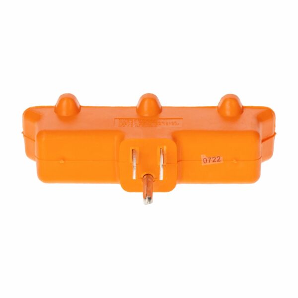 Adaptador De Corriente Triple Color Naranja KYWI Unidad - Imagen 4