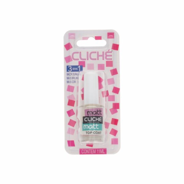 Esmalte Top Coat Mate CLICHÉ Unidad