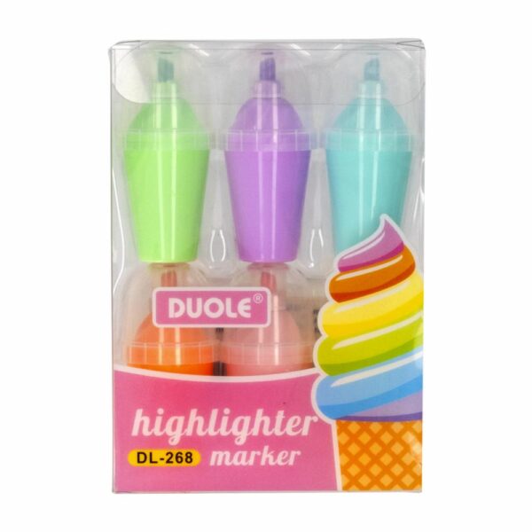 Resaltador Helados IMPOR.CUMPLEANOS X 6 Uds