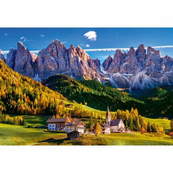 Rompecabezas Valle De Val Di Funes, Dolomitas, Italia TREFL 1500 Piezas - Imagen 2