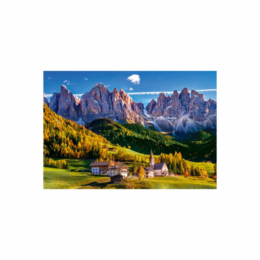 Rompecabezas Valle De Val Di Funes, Dolomitas, Italia TREFL 1500 Piezas - Imagen 2