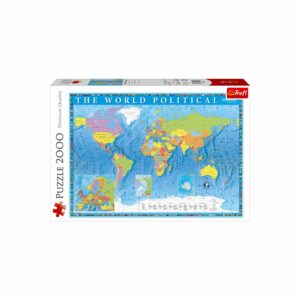 Rompecabezas Mapa Político Del Mundo TREFL 2000 Piezas