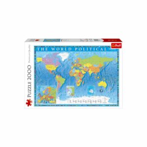 Rompecabezas Mapa Político Del Mundo TREFL 2000 Piezas