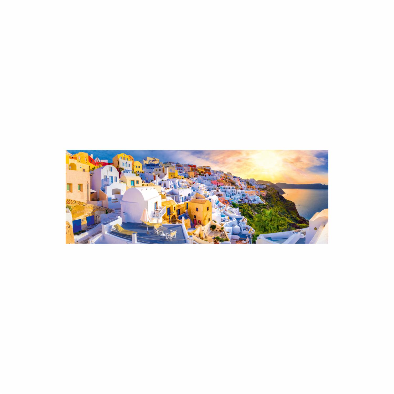 Rompecabezas Puesta De Sol En Santorini, Grecia TREFL 1000 Piezas - Imagen 2