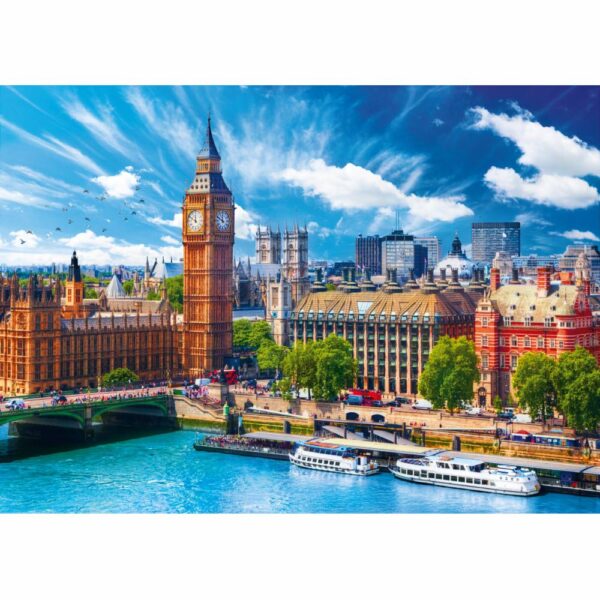 Rompecabezas Día Soleado En Londres TREFL 500 Piezas - Imagen 2