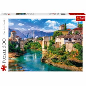 Rompecabezas Puente Viejo De Mostar, Bosnia Y Herzegovina TREFL 500 Piezas