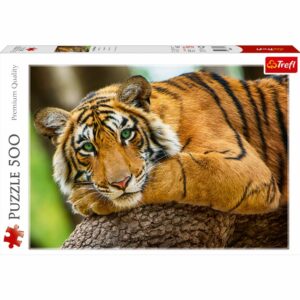Rompecabezas Retrato De Tigre TREFL 500 Piezas