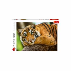 Rompecabezas Retrato De Tigre TREFL 500 Piezas