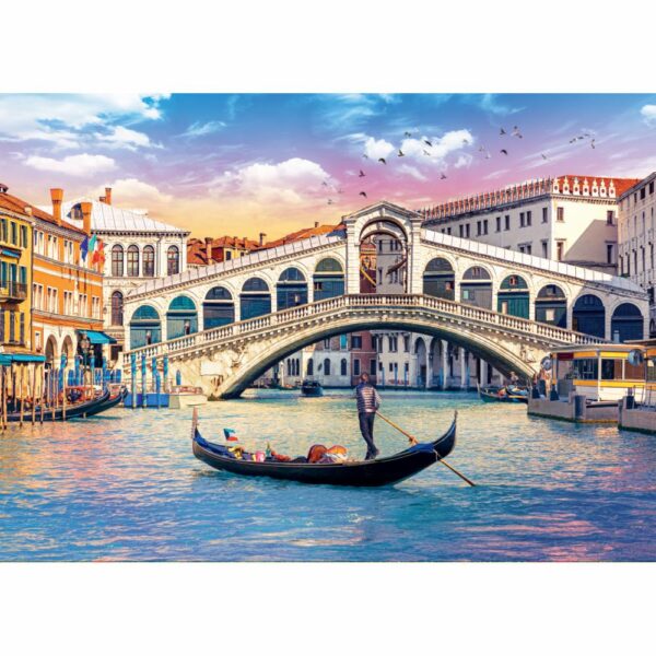 Rompecabezas Puente De Rialto, Venecia TREFL 500 Piezas - Imagen 2