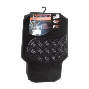 Moqueta Para Auto Diseño Aluminio CUSTO 4 Piezas