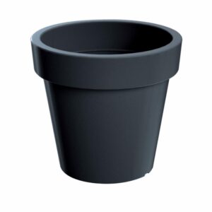 Maceta Cónica Borde Grueso Negro PROSPERPLAST 14,4 X 15,8