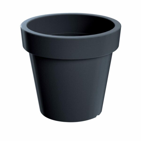 Maceta Cónica Borde Grueso Negro PROSPERPLAST 14,4 X 15,8