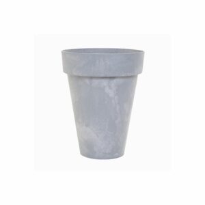 Maceta Redonda Gris Concreto 27 6 PROSPERPLAST Unidad