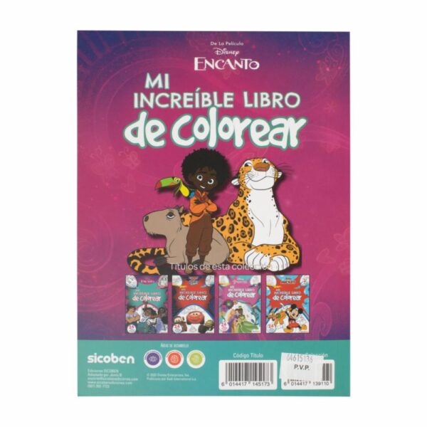 Libro Infantil Encanto Mi Increible Libro De Colorear SICOBEN 24 Páginas - Imagen 2