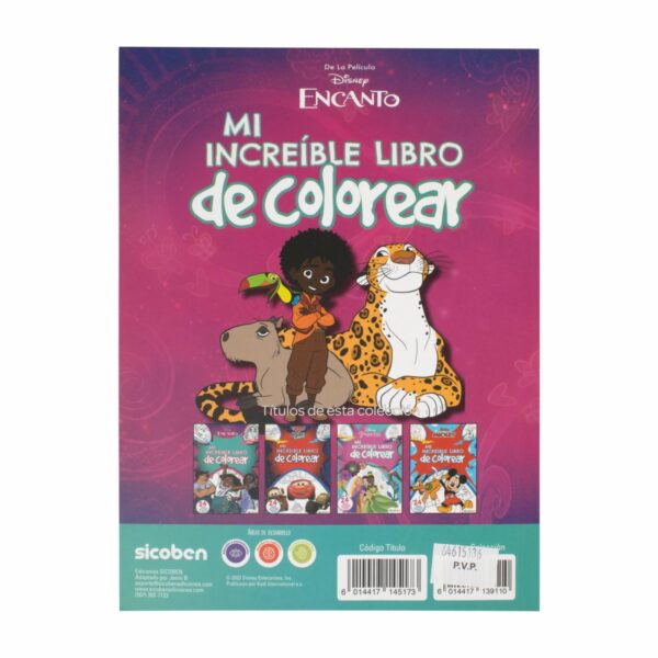Libro Infantil Encanto Mi Increible Libro De Colorear SICOBEN 24 Páginas - Imagen 2