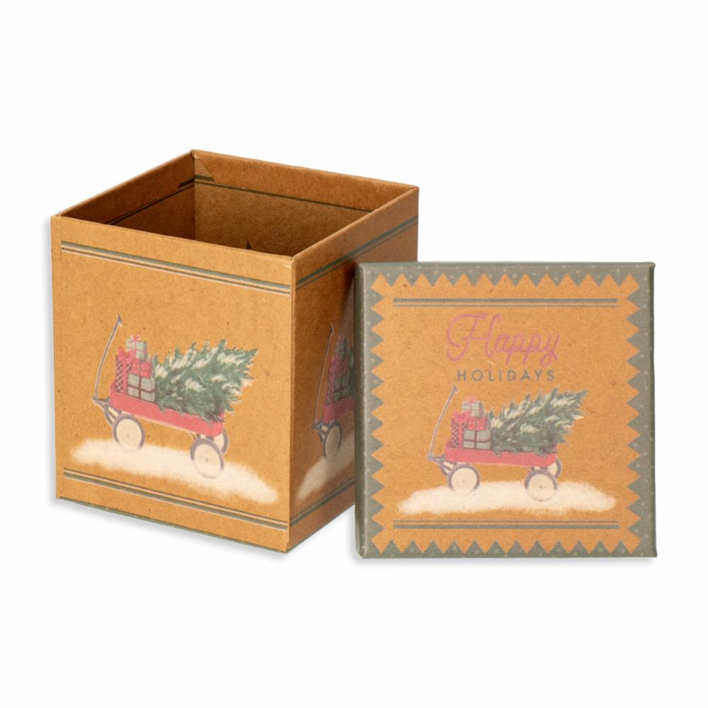 Caja Para Regalo Cuadrada Kraft THE LINDY BOWMAN Pequeña - Imagen 2