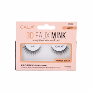 Pestañas 3D Faux Mink Lashes - Noir CALA Unidad