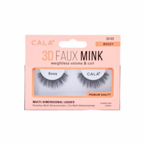 Pestañas Postizas 3D Faux Mink Lashes - Bossy CALA Unidad