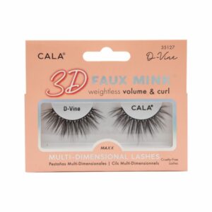 Pestañas Postizas 3D Faux Mink Lashes - D-Vine CALA Unidad