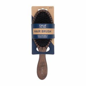 Cepillo De Cabello Oval Hair Brush Dark Wood CALA FOR MEN Unidad