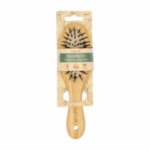 Cepillo De Cabello Bamboo Travel Hair Brush CALA 1 U