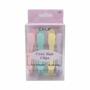 Pinzas Forma Cocodrilo Croc Hair Clip Color Pastel CALA Set X4