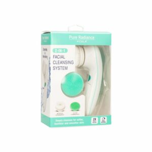 Sistema De Limpieza Facial Silicona Y Cepillo 2 En 1 Facial Cleansing System (Mint) CALA Unidad